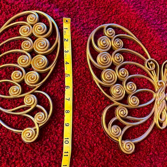 Vintage Burwood Butterfly Wall Accent Decor Set - Picture 5 of 9